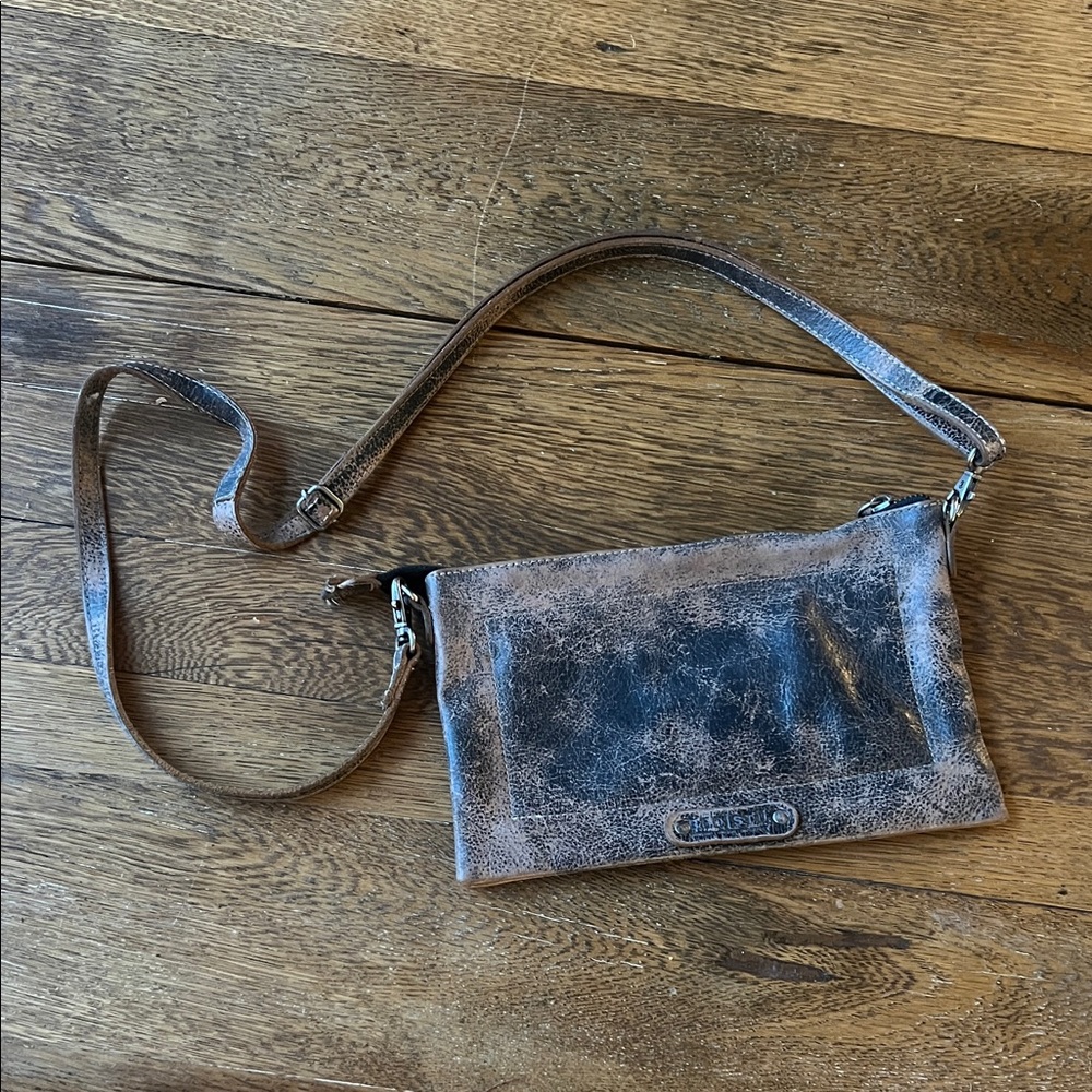 Distressed BEDSTU Leather Crossbody